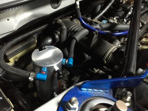 キャッチタンク取り付け完成