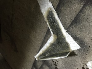 自作カナード FRP貼り込み